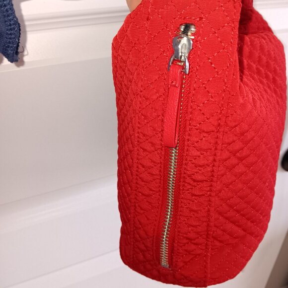 Vera Bradley True Red Quilted Crossbody Bag - Picture 2 of 5